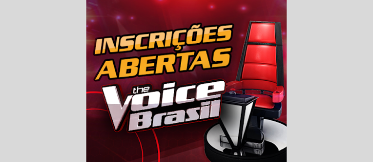 Estão abertas as inscrições para o 'The Voice Brasil'