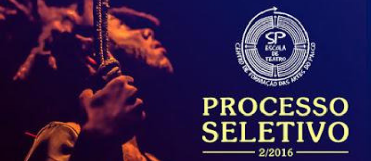 Vagas abertas para artes de palco! Inscrições até quarta! Cursos gratuitos!