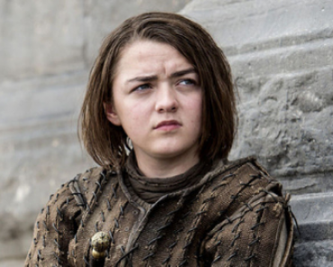 Arya Stark está na Netflix Arya Stark está na Netflix