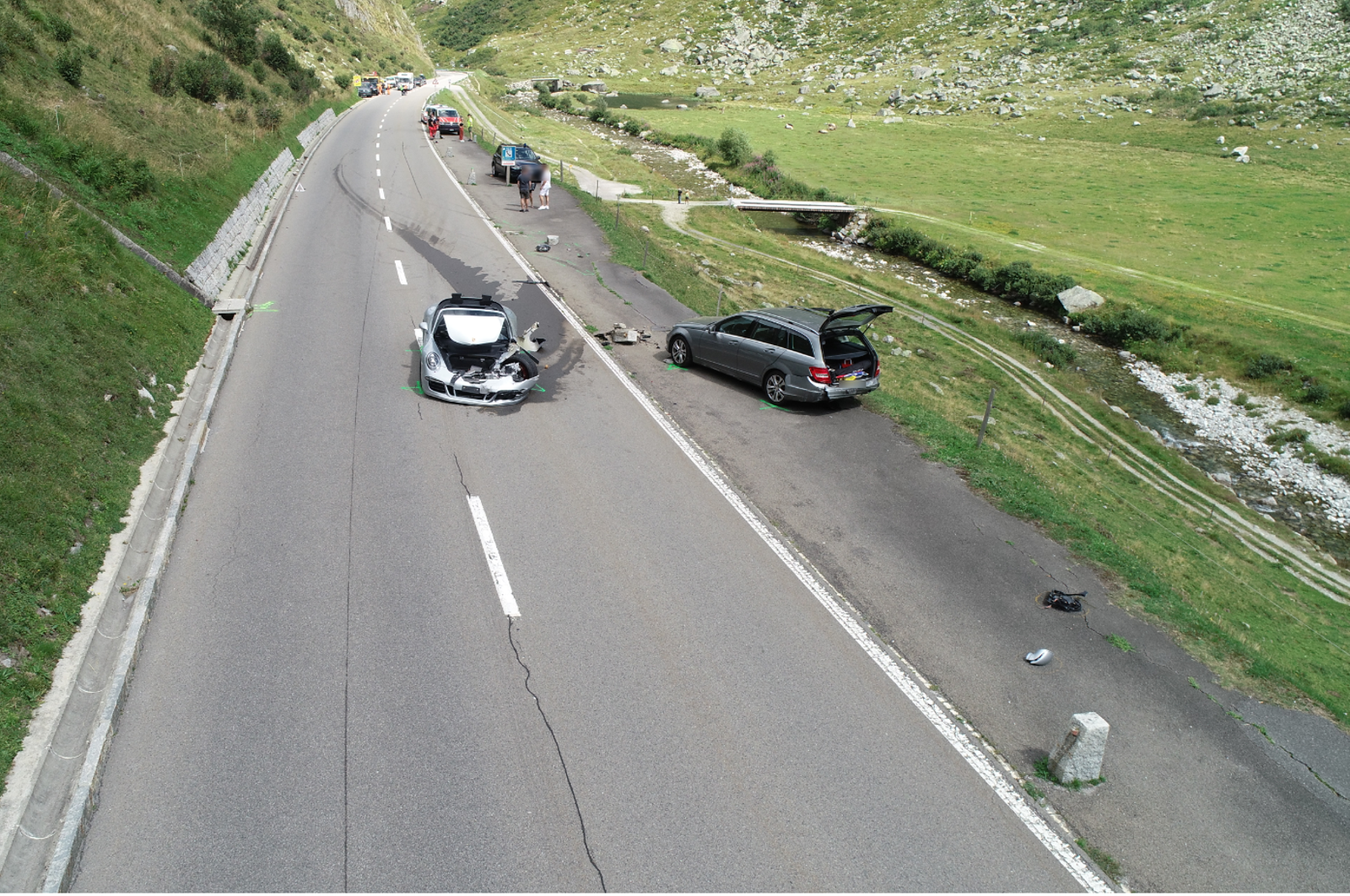 Acidente milionário nos Alpes suíços deixa vítima em estado grave