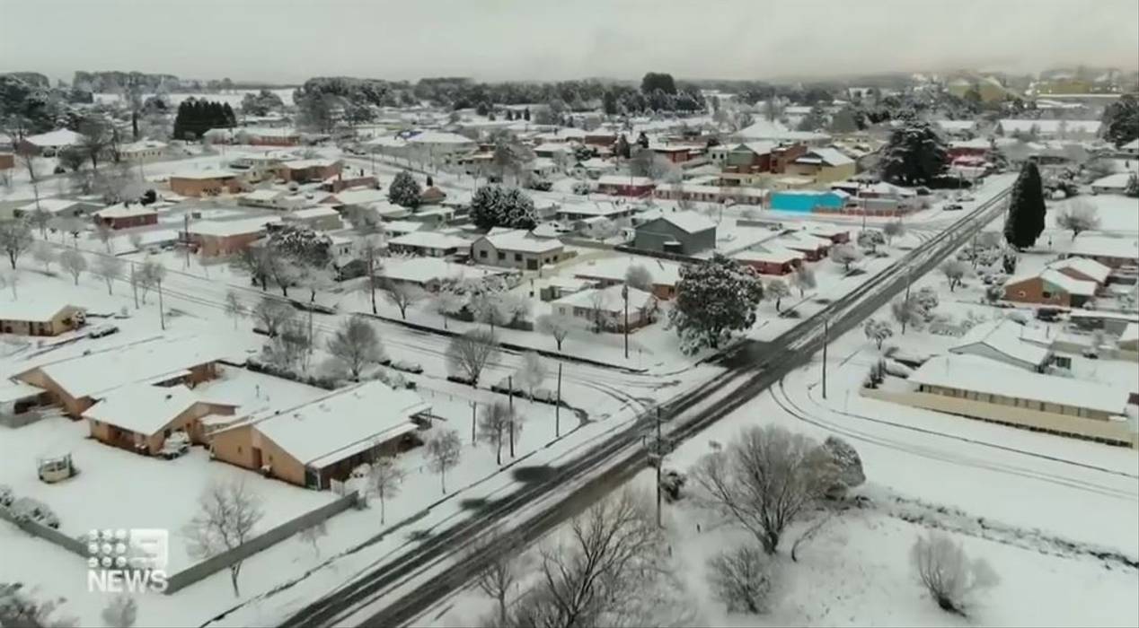 Austrália, de calor intenso e incêndios à neve