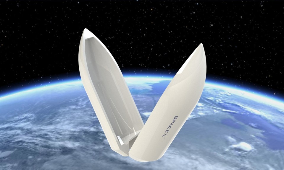 Elon Musk posta no Twitter um curioso vídeo de navio capturando partes do Falcon 9
