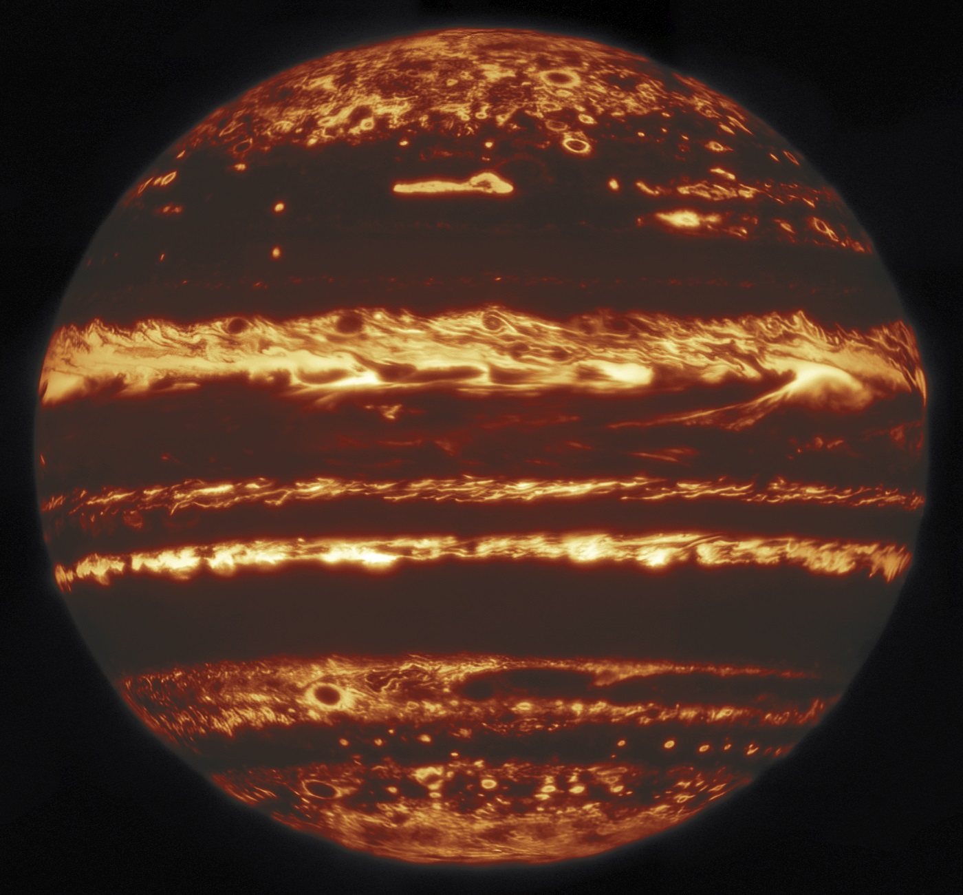 Cientistas produzem uma das fotos mais nítidas de Júpiter