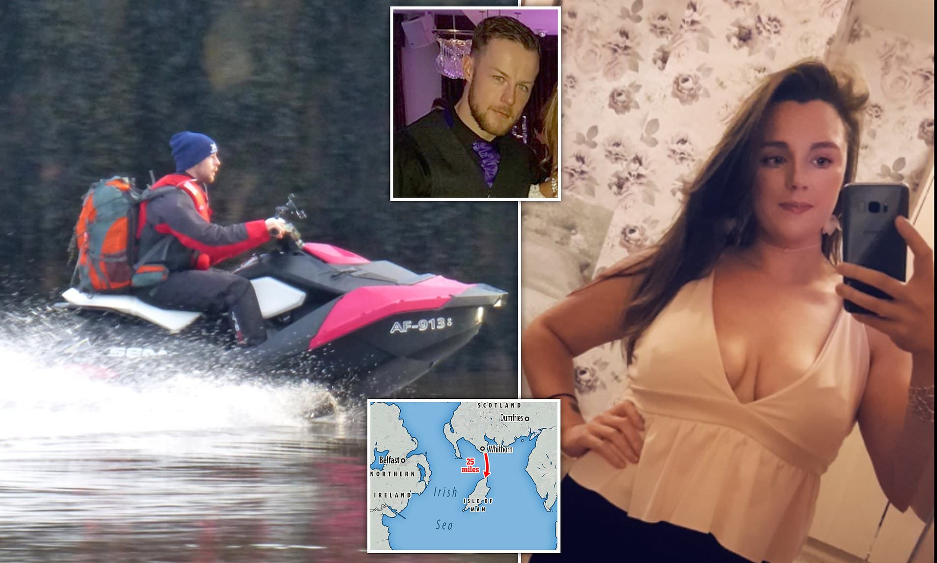 Escocês é preso após furar a quarentena ao visitar a namorada usando seu jet ski