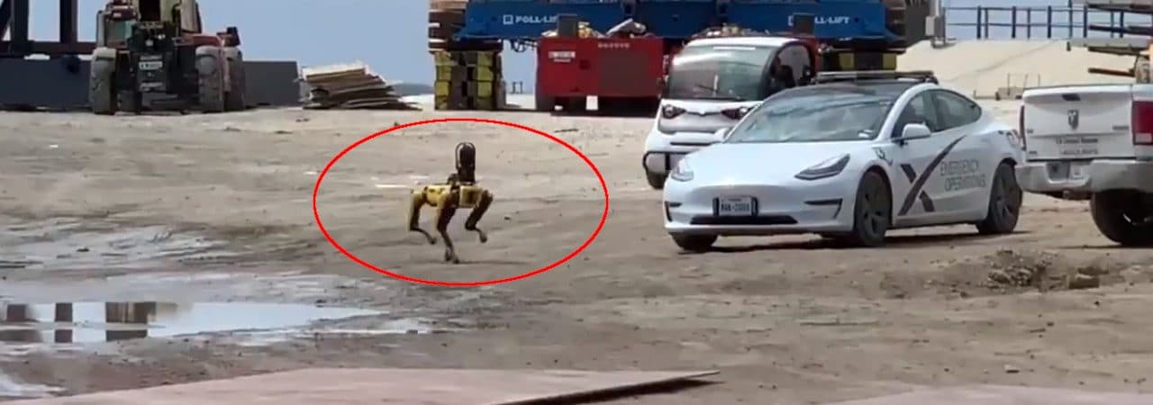 Cão robô inspecionando destroços do SpaceX faz lembrar episódio de Black Mirror